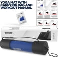 thumbnail image 4 of RDX Yoga Mat TPE 6mm Thick with Straps and Carry bag, REACH ROHS Certified, 6P Latex Free Eco Friendly Non Slip Mats for Men Women, Home Gym Fitness Workout Exercise Pilates Aerobic Planks, 183 X 61CM, 4 of 9