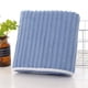 thumbnail image 2 of Toalla de baño de felpa súper absorbente, toalla de felpa de coral a rayas azul, 2 of 6