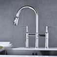 thumbnail image 3 of Bridge Kitchen Faucet with Pull-Down Sprayhead in Spot, 3 of 9