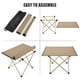 thumbnail image 2 of TOMSHOO Folding Camping Table Portable Lightweight Aluminum Camping Table for Outdoor Backpacking Cooking Picnics BBQ, 2 of 5