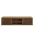 thumbnail image 3 of Modway Render 60" Wall-Mount Media Console TV Stand in Walnut, 3 of 6