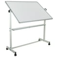 thumbnail image 6 of Flash Furniture HERCULES Series 53"W x 62.5"H Double-Sided Mobile White Board with Pen Tray, 6 of 13