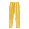 thumbnail image 3 of Hearthz Women's Wide Leg Sweatpants Baggy Straight Leg Sweat Pants Elastic High Waisted Loose Pants with Pockets Yellow,XL, 3 of 4