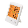 thumbnail image 4 of SHISUYAN Desktop Indoor Temperature and Humidity Meter Large Screen Hygrothermograp, 4 of 5