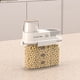 thumbnail image 4 of Contenedor de Almacenamiento de Granos con Bloques de Color Hht240830003 | Frasco de Pet Hermético de Grado Alimenticio con Doble Sellado, Boquilla Tipo Embudo y Asa de Boca Ancha | Organizador de De, 4 of 5