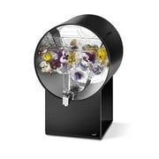 Rosseto LD181 3 gal Acrylic Beverage Dispenser Lucid Barrel, Black