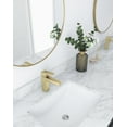 thumbnail image 5 of YZZY Single Lever Handle Bathroom Faucet Modern Brushed Gold Vanity Basin Faucet Single Hole Bathroom Sink Faucet, 5 of 6