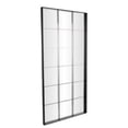 thumbnail image 6 of DecMode 39" x 79" Black Metal Window Pane Inspired Floor Mirror, 6 of 9