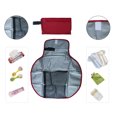thumbnail image 2 of Cambiador de pañales portátil, bolsa de pañales impermeable para bebés, alfombrilla plegable para viajes al aire libre, estación de cambio con, 2 of 8