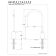 thumbnail image 2 of Kingston Brass K6198 Americana Single Handle Water Filtration Faucet, Brushed Nickel, 2 of 2
