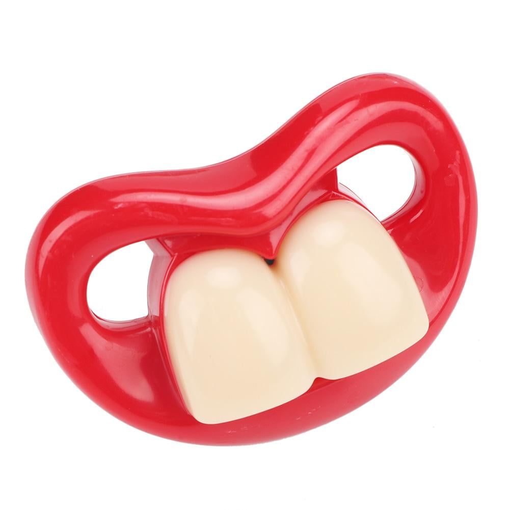 AM_ Baby Boy Girl Funny Novelty Dummy Baby Pacifier Vampire Tooth Nipple New Tre 