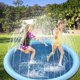 thumbnail image 5 of Muyoka Almohadilla rociadora para mascotas de 66,9 pulgadas, rociador antideslizante para piscina de perros, almohadilla rociadora de agua plegable para verano, alfombrilla de agua para jugar, juguete Muyoka Hogar, 5 of 7