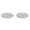 Silver 2PCS, variant on Maker Dumplings Maker Metal Meat Dumplings Dumplings Maker Siberian Meat Dumpling Maker Machine Ravioli Cutter