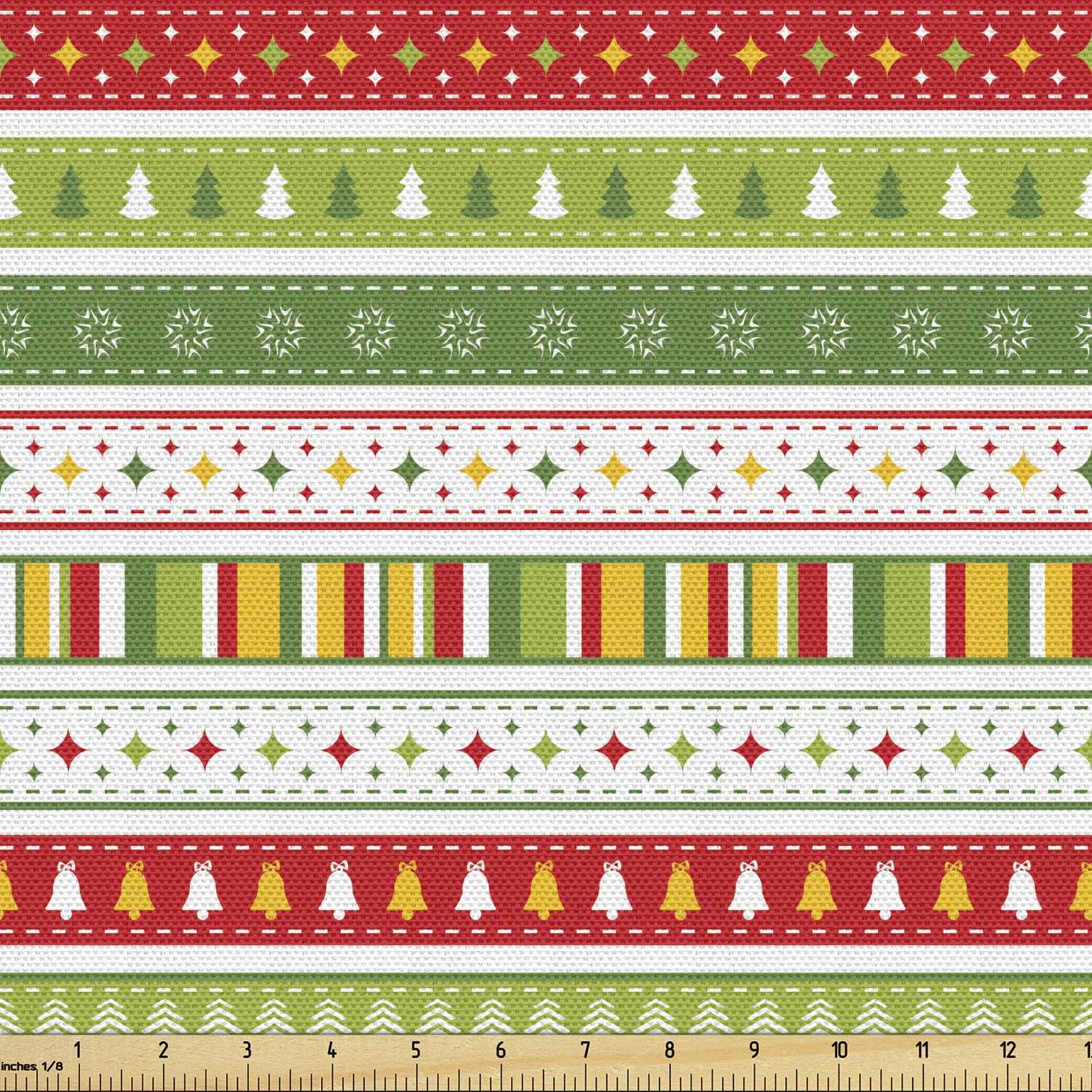 Christmas Upholstery Fabric By The Yard Traditional Winter Seasonal