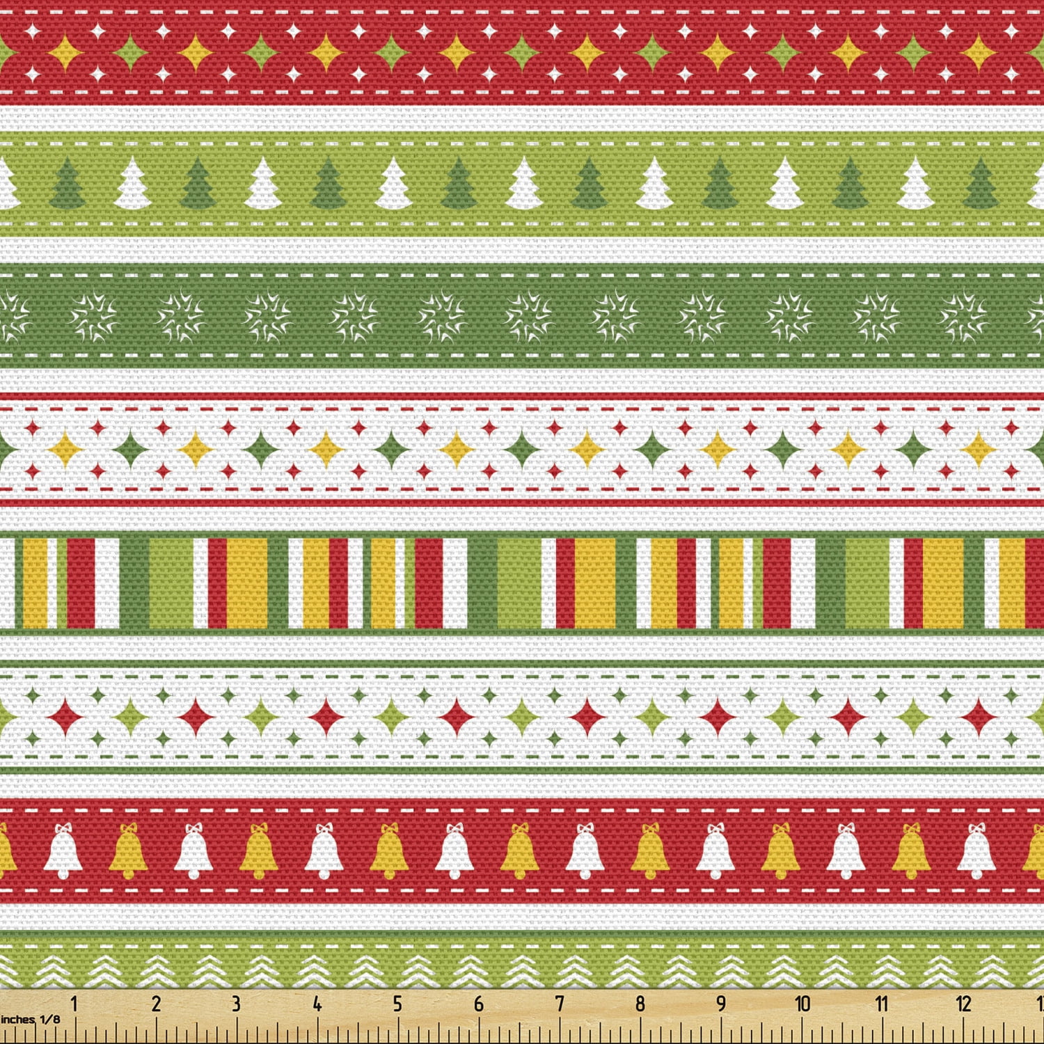 Christmas Upholstery Fabric By The Yard Traditional Winter Seasonal