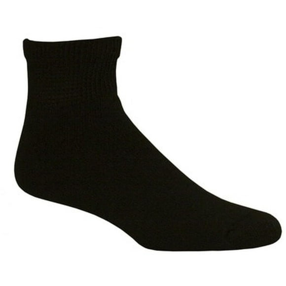 Active Pro Diabetic Socks Size 9 - 11 Ankle Set of 3 Pair Pack -Black