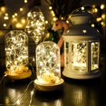 thumbnail image 4 of Guirnalda de luces LED de alambre de cobre de 1 m y 2 m para iluminación navideña, guirnalda de hadas para decoración de árboles de Navidad, bodas y fiestas, 4 of 5