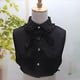 thumbnail image 2 of Blusa de encaje con Cuello falso Zulema Cuello falso de gasa para mujer, 2 of 8