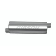 SFT Superflow Offset/Offset Round Muffler, Stainless