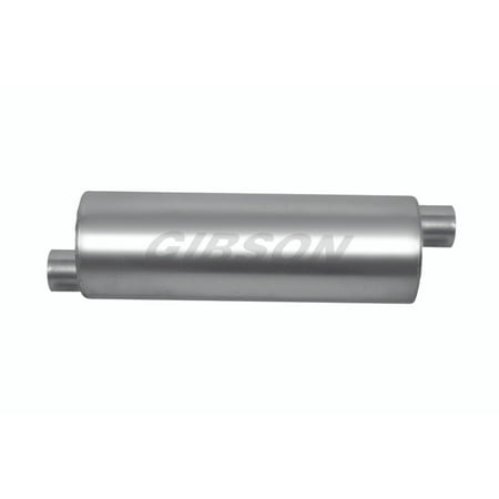SFT Superflow Offset/Offset Round Muffler, Stainless