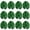 L, variant on D-GROEE Artificial Palm Leaves 12pcs Fake Green Leaf,Faux Monstera Leaves Tropical Faux Leaves for Safari Jungle Hawaiian Luau Party Table Decoration Wedding Birthday Theme Party