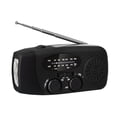 thumbnail image 1 of 3 luces LED linterna manivela Radio 1200 mAh potencia AM FM Radio negro Tmvgtek Para Estrenar, 1 of 9