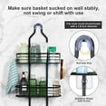 Over the Shower Head Caddy Organizer, Shower Storage Rack Shelf with
