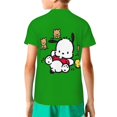 thumbnail image 2 of Sanrio Pochacco Kids T-Shirt 3d Printed Graphic T-Shirts Boys And Girls Short Sleeve Shirts For Youth Kids X-Small, 2 of 6