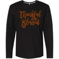 thumbnail image 3 of Inktastic Thankful and Blessed Long Sleeve T-Shirt, 3 of 5