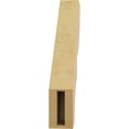 thumbnail image 4 of Ekena Millwork 3"W x 18"D x 18"H Ridgewood Rough Cedar Woodgrain TimberThane Knee Brace, Primed, 4 of 6