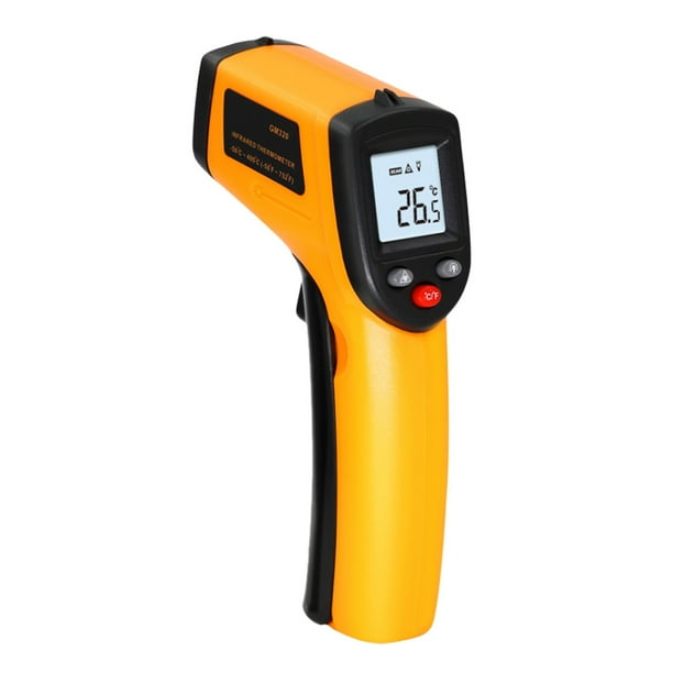 Termómetro infrarojo Termómetro infrarrojo NO para máquina de medición de temperatura digital sin contacto humano -58 ℉ ~ 752 ℉ (-50 ℃ ~ 400 ℃) con pantalla con emisividad de 0,95 para 1 1