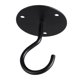 thumbnail image 5 of Gancho de hierro forjado Gancho de techo Gancho para cesta de flores para balcón Gancho de pared Percha de ropa Negro Blanco, 5 of 6
