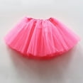 thumbnail image 2 of Godom Toddler Girls Tutu Skirt 3T-8T 3-Layer Tulle Elastic Waist Ballet Dance Costume Party Dress,Pink, 2 of 4
