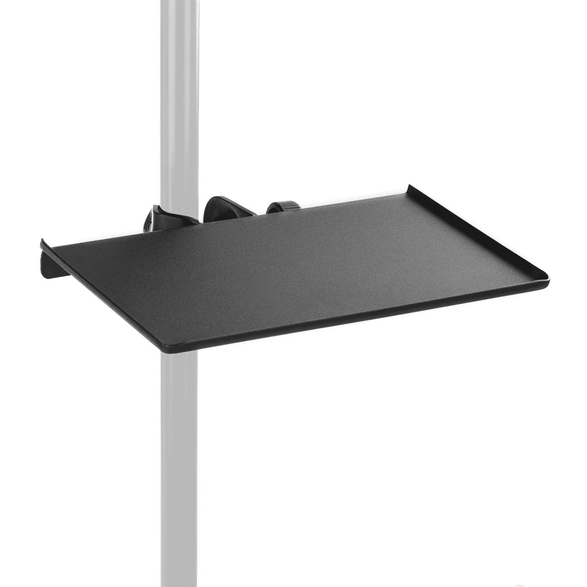 3X Universal Microphone Stand Clamp-on Tray Metal Material with Mounting Clamp
