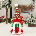thumbnail image 3 of ZZkhGO Christmas Elfs Doll Figurine, Faceless Elfs with Stripe Bells Hat Ornament, Soft Material Whimsical Decor for Mantel Shelf Table - Christmas Dolls, 3 of 3