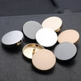 thumbnail image 5 of Eease Blazer Vintage Decor Metal Round Flat Buttons - 30pcs, 5 of 6