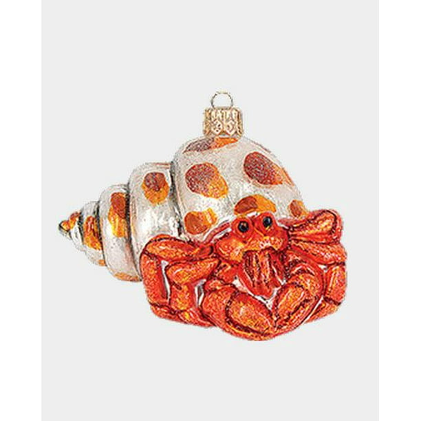blown glass hermit crab