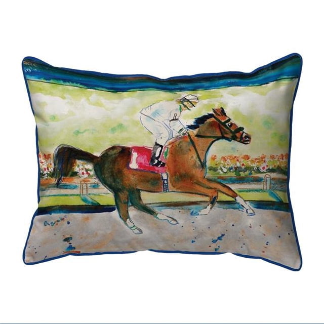 Betsy Drake SN055 11 x 14 Po Cheval de Course Petit Oreiller Intérieur et Extérieur