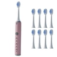 thumbnail image 1 of Smart Home Fully Automatic Sound Toothbrush Couple Set Adult Whitening Male And Female Student Party Soft Bristle Toothbrush Rechargeable Version 8PC Brush, 1 of 2