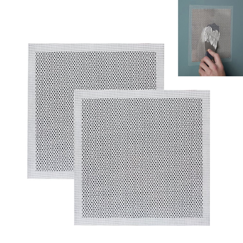 2 X SELF ADHESIVE WALL PATCH STICK MESH DRY REPAIR FOR WALLS CEILING PLASTERING 
