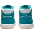 thumbnail image 5 of Men's Jordan 1 Mid Aquatone/Celestial Gold-White (DQ8426 400) - 14, 5 of 6