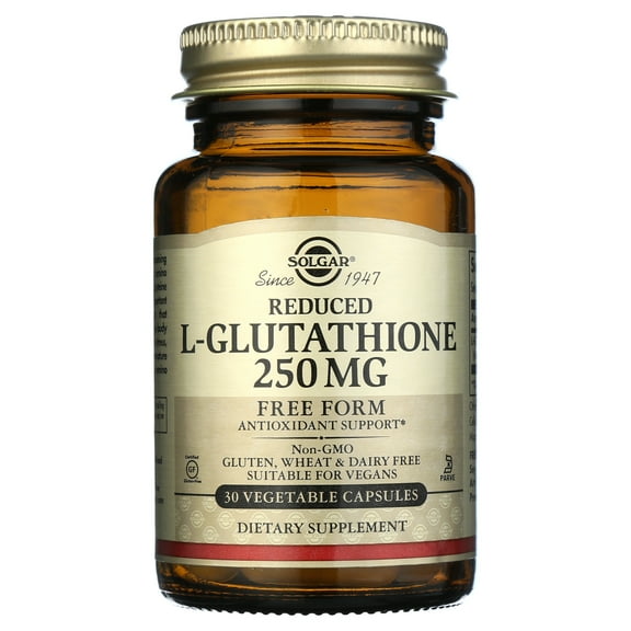 Solgar L-Glutathione 250 mg - 30 Vegetable Capsules