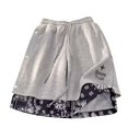 thumbnail image 1 of Mens Shorts Casual 2 Piece Buttoned 5 Point Shorts Summer Stylish In Multiple Colors Men Shorts Summer Grey M, 1 of 4