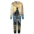 thumbnail image 5 of The Legend of Zelda Women Men Pajamas Zipper Onesie Jumpsuit Hooded One Piece Sleepwear, 5 of 7