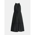 thumbnail image 4 of Time and Tru Women's Sleeveless Tiered Midi Dress, Sizes XS-XXXL, 4 of 4