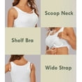 thumbnail image 6 of VASLANDA Tank Tops with Built in Bra for Women Casual Wide Strap Undershirts Sleeveless Summer Tops, 6 of 7