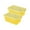 Yellow, variant on Storex Small Cubby Bin, with Cover, Classroom Red, Pack of 2