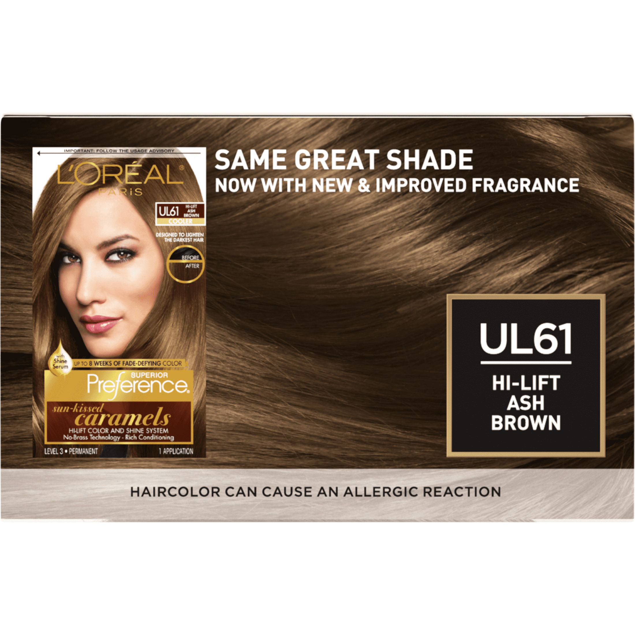 L'Oréal Paris Superior Preference UL61 Hi-Lift Ash Brown Level 3