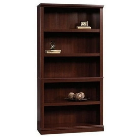 Cherry Traditional Bookcase - Pemberly Row 5 Shelf Bookcase in Select Cherry
