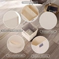 thumbnail image 4 of Caja de almacenamiento de ropa plegable BLOSOOM Juego de 3 beige, 4 of 4